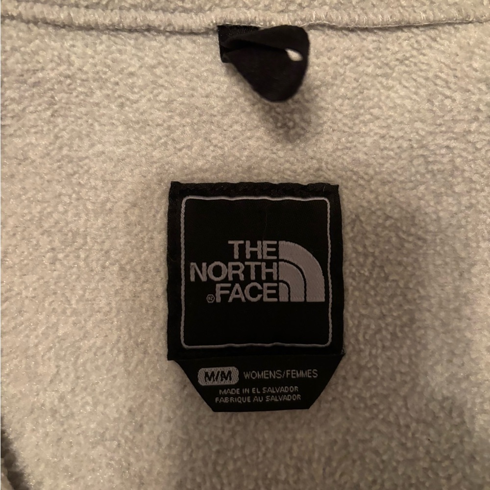 The North Face Light Gray Women's Fleece Jacket - Picture 3 of 3